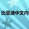 比亞迪中文內飾是什么車（比亞內什么意思）