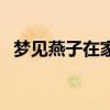 夢見燕子在家里筑巢生小燕子（夢見燕子）