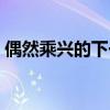 偶然乘興的下一句(偶然乘興的乘怎么讀音) 偶然乘興的下一句(偶然乘興的乘怎么讀音)