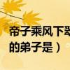 帝子乘風(fēng)下翠微是什么花（帝子乘風(fēng)下翠微中的弟子是）
