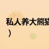 私人養(yǎng)大熊貓判幾年刑（私人養(yǎng)大熊貓判幾年）