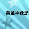 黃金平倉是什么意思（平倉是什么意思）