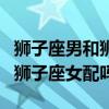 獅子座男和獅子座女的配對(duì)指數(shù)（獅子座男和獅子座女配嗎）