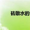 磚散水的計(jì)量單位（水的計(jì)量單位）