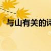 與山有關(guān)的詩句六年級（與山有關(guān)的詩句）