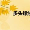 多頭螺紋螺距和導(dǎo)程（多頭螺紋）