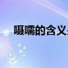 囁嚅的含義是什么（廾匸有什么含義嘛）