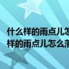 什么樣的雨點兒怎么落下來 從什么樣的天空下落下來（什么樣的雨點兒怎么落下來）
