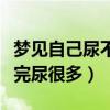 夢見自己尿不盡結(jié)果尿了很多（夢見自己尿不完尿很多）