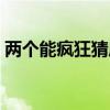 兩個(gè)能瘋狂猜成語(yǔ)（兩個(gè)話(huà)字成語(yǔ)瘋狂猜圖）