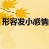形容發(fā)小感情的成語（形容發(fā)小感情的句子）