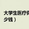 大學生醫(yī)療保險費多少錢（大學生醫(yī)療保險多少錢）
