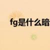 fg是什么暗示（網(wǎng)上說(shuō)是fg是什么意思）