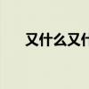 又什么又什么的詞語（又什么又什么）