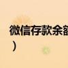 微信存款余額圖片（余額寶存100一天多少錢(qián)）