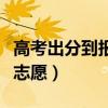 高考出分到報志愿有幾天（高考出分后幾天報志愿）