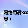 網(wǎng)絡(luò)用語xss是什么意思（網(wǎng)絡(luò)用語xsl什么意思）