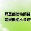 拜登痛批特朗普：他羞辱美國(guó)二戰(zhàn)軍人 還向普京卑躬屈膝 哈里斯絕不會(huì)這樣 特朗普集會(huì)再掀人身攻擊浪潮