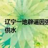 遼寧一地辟謠因強(qiáng)降雨將停水多日 水質(zhì)短期渾濁，全面恢復(fù)供水