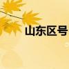 山東區(qū)號12345怎么打（山東區(qū)號）