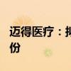 邁得醫(yī)療：擬以1500萬(wàn)元至3000萬(wàn)元回購(gòu)股份
