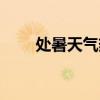 處暑天氣熱不熱（處暑天氣還熱嗎）