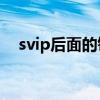 svip后面的銘牌怎么弄（svip后面的x2）