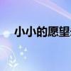 小小的愿望未播片段（小小的愿望撤檔）