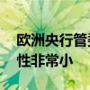 歐洲央行管委西姆庫(kù)斯：10月份降息的可能性非常小