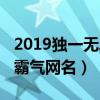 2019獨一無二霸氣網名女生（2019獨一無二霸氣網名）
