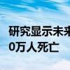 研究顯示未來25年抗生素耐藥性或致全球3900萬人死亡