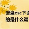 鍵盤esc下面的是什么鍵圖片（鍵盤esc下面的是什么鍵）