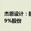 杰恩設(shè)計：股東冉曉鳳擬減持不超過0.166139%股份