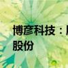 博彥科技：股東馬強擬減持不超過0.1708%股份