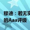 穆迪：若無實(shí)質(zhì)性減債舉措，美國將喪失唯一的Aaa評級