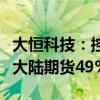 大恒科技：控股子公司終止公開掛牌出售所持大陸期貨49%股權(quán)