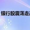 銀行股震蕩走高 紫金銀行、鄭州銀行漲超5%