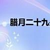 臘月二十九是陽(yáng)歷多少號(hào)（臘月二十九）