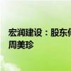 宏潤建設(shè)：股東何秀永因離婚財產(chǎn)分割擬轉(zhuǎn)讓0.54%股份給周美珍