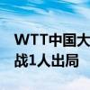 WTT中國(guó)大滿貫賽開(kāi)打，首日中國(guó)隊(duì)13人出戰(zhàn)1人出局