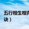 五行相生相克口訣出生年份（五行相生相克口訣）