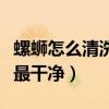 螺螄怎么清洗最干凈視頻教程（螺螄怎么清洗最干凈）