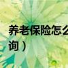 養(yǎng)老保險怎么查詢繳費明細（養(yǎng)老保險怎么查詢）