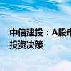 中信建投：A股市場(chǎng)已經(jīng)進(jìn)入新階段，應(yīng)該以牛市思維做出投資決策