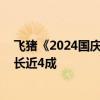 飛豬《2024國慶假期出游快報(bào)》： 國內(nèi)高星酒店預(yù)訂量增長近4成