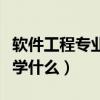 軟件工程專業(yè)學(xué)什么就業(yè)方向（軟件工程專業(yè)學(xué)什么）
