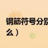 鋼筋符號(hào)分別表示什么（鋼筋符號(hào)表示意思什么）