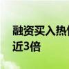 融資買入熱情高漲 有券商今日融資買入增幅近3倍