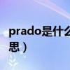 prado是什么意思中文翻譯（prado是什么意思）