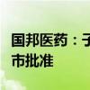 國(guó)邦醫(yī)藥：子公司頭孢唑林鈉化學(xué)原料藥獲上市批準(zhǔn)